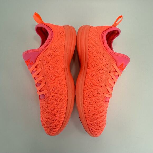 APL Techloom Phantom Women's Running Shoes Sz 8.5 Orange Slip-On Active Sneakers - Picture 12 of 15